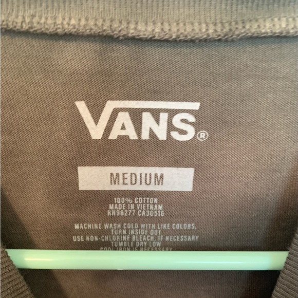 Vans Camo Long Sleeve Tee, Size M - Picture 4 of 4